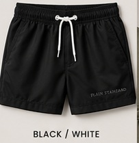 Boys Classic Swim Shorts in Black